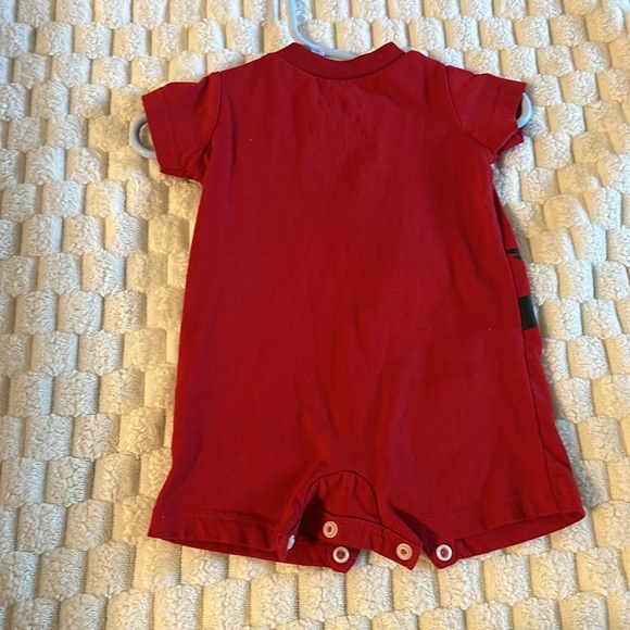 Red Jordan Romper 3 months size - Picture 2 of 2
